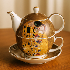 Tea for One Set – Gustav Klimt “The Kiss” Fine Bone China