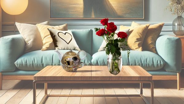 Tea for One Set – Gustav Klimt “The Kiss” Fine Bone China - Image 5