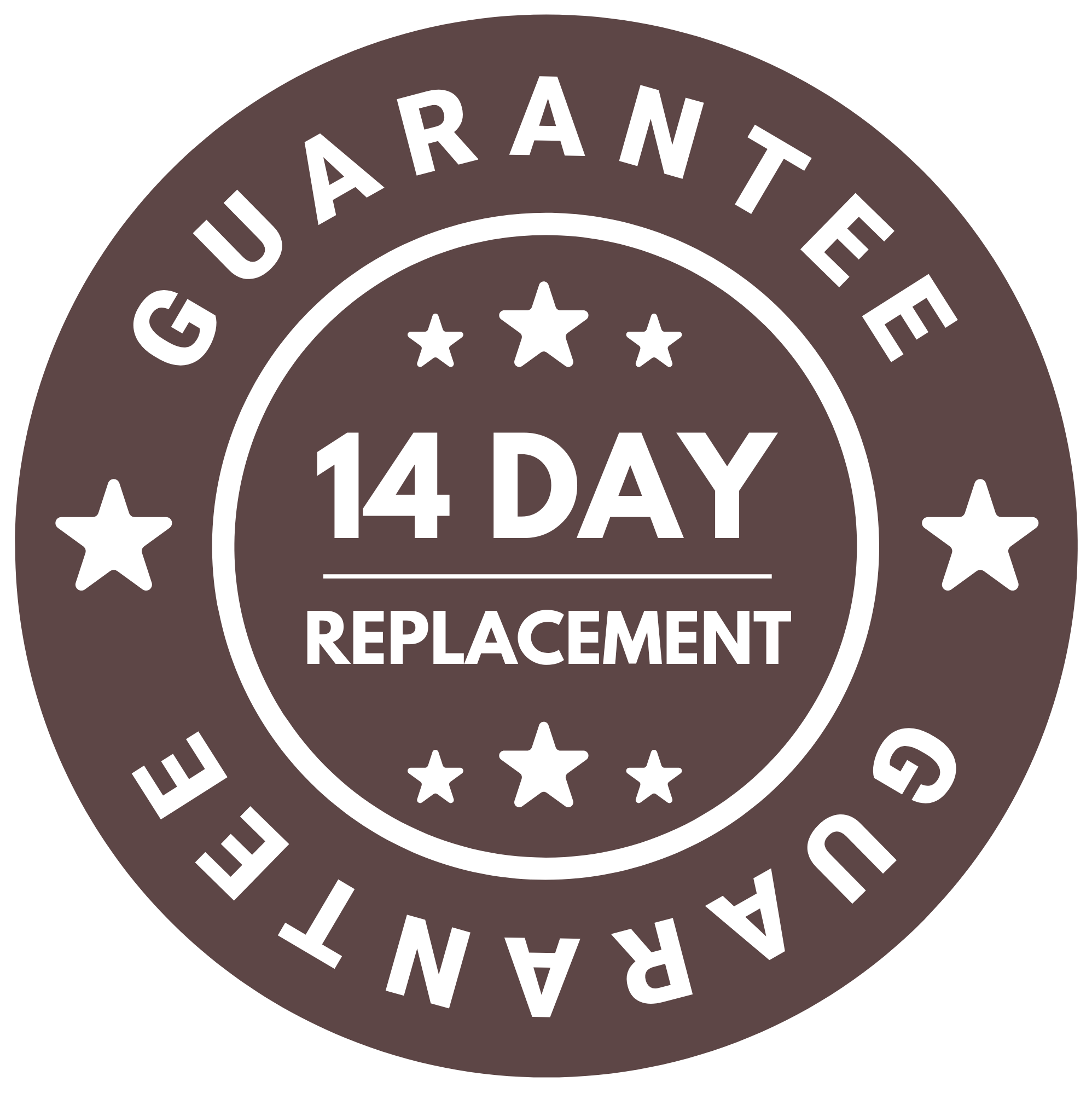 14 days replacement guarantee