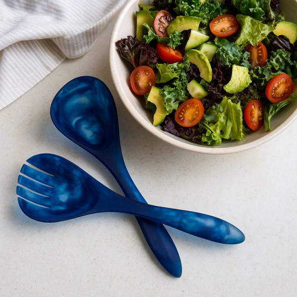 IDRA-Blue-Swirl-Resin-Salad-Server-Set
