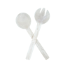 Lorne White Salad Resin Server Set