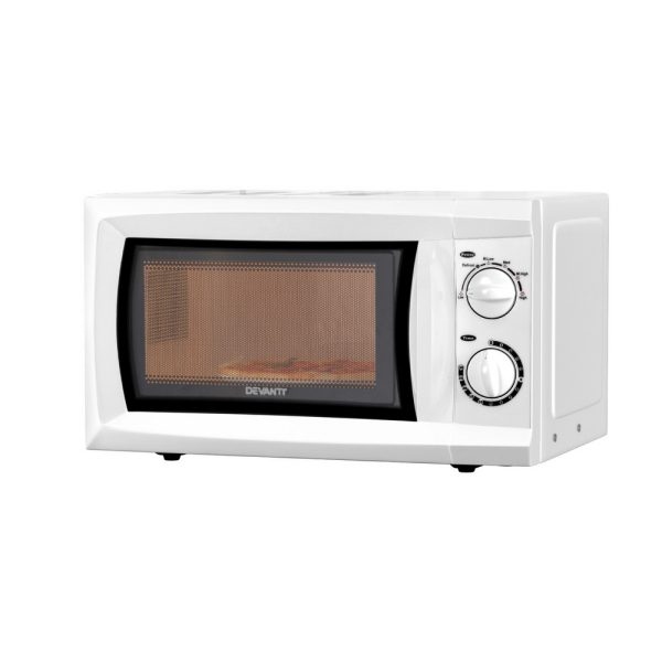 Devanti White Microwave Oven 20L – Stylish, Space-Saving Kitchen Essential