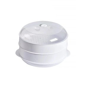 2 Tier Microwave Steamer – Quick, Healthy Cooking Without Oil