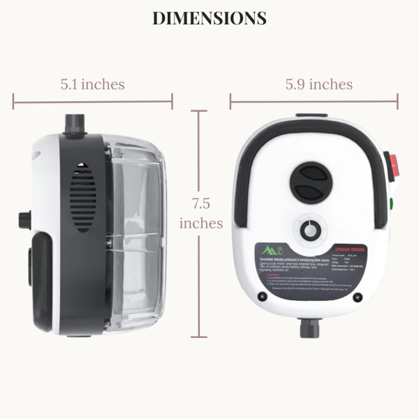 High Pressure & High Temperature  Steaming  Cleaner Machine - White - Image 5