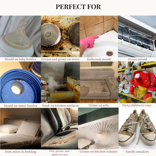 High Pressure & High Temperature  Steaming  Cleaner Machine - White - Image 3