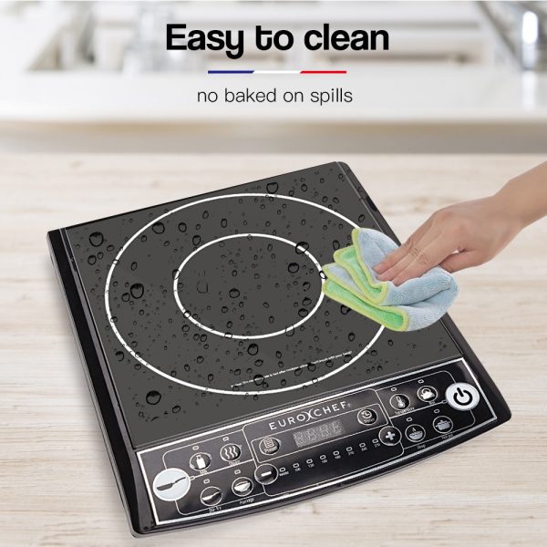 EuroChef EUC-IN30R Portable Electric Induction Cooktop - Image 5