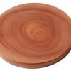Natural Hardwood Round Chopping Board Small – 100% Hygienic Wooden Kitchen Cutting Board
