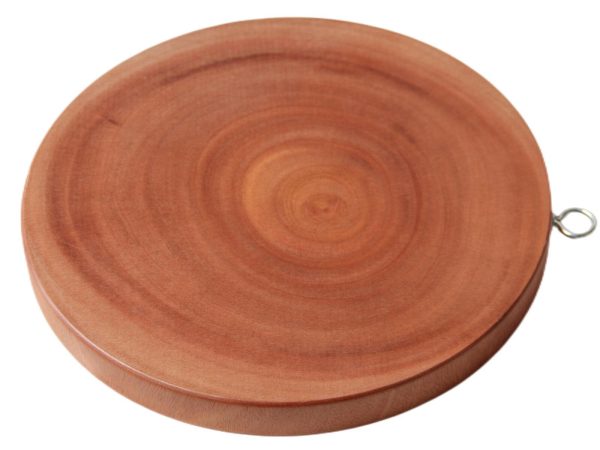 Natural Hardwood Round Chopping Board Small – 100% Hygienic Wooden Kitchen Cutting Board