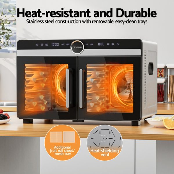 Devanti 16-Tray Dual-Zone Food Dehydrator