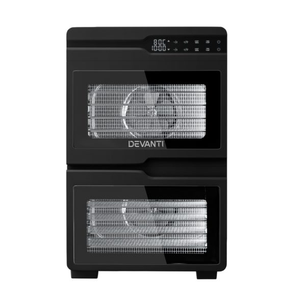 Impress your guests with handcrafted snacks made fresh at home – no preservatives, just pure flavour. This dual-zone dehydrator turns your kitchen into a gourmet snack station.
