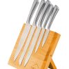 Natural Bamboo Magnetic Knife Block – Strong Magnetic Holder for Kitchen Storage & Organisation