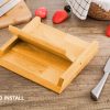 Natural Bamboo Magnetic Knife Block – Strong Magnetic Holder for Kitchen Storage & Organisation