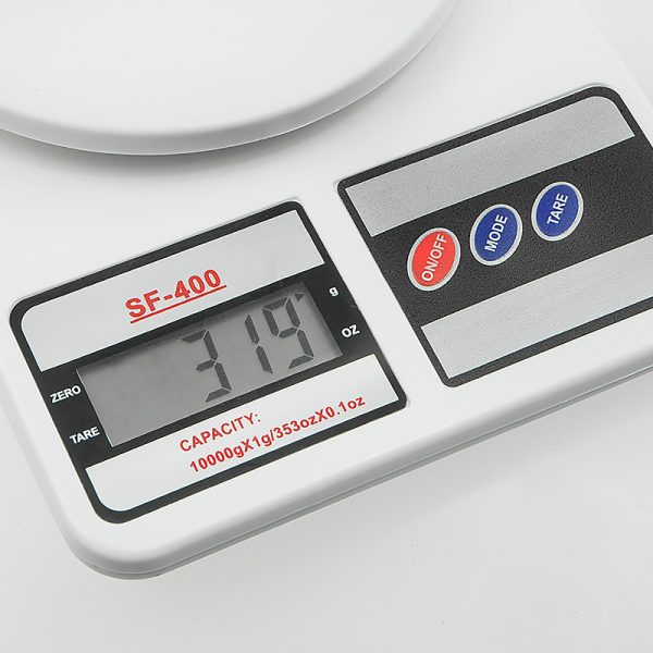 Klika Digital Kitchen Scales – 10kg Capacity | 1g Precision Food Scale with LCD Display
