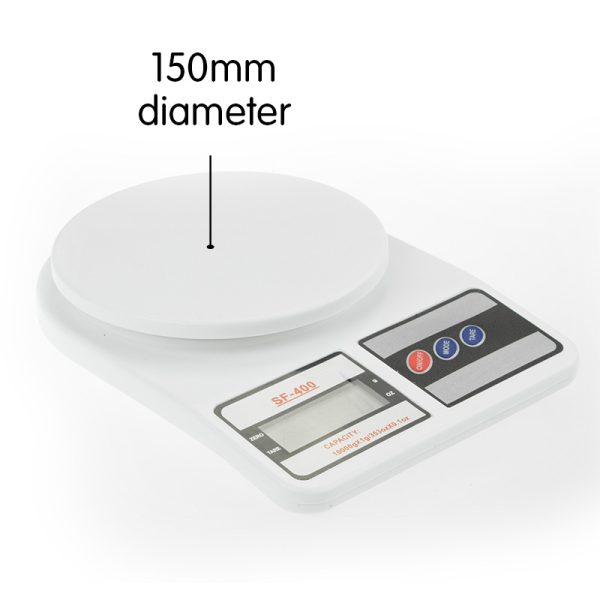 Klika Digital Kitchen Scales – 10kg Capacity | 1g Precision Food Scale with LCD Display
