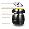 10L Commercial Electric Buffet Food Warmer – Black | Insulated Soup Warmer for Events & Catering