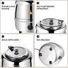 10L Commercial Buffet Soup Warmer | Stainless Steel Electric Food Warmer, Silver