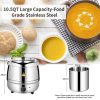 10L Commercial Buffet Soup Warmer | Stainless Steel Electric Food Warmer, Silver