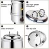 13L Electric Buffet Food Warmer | Commercial Soup Warmer with Stainless Steel Pot & Lid
