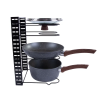 Livingtoday 5-Level Vertical Pot & Pan Rack – Single Side Kitchen Organizer