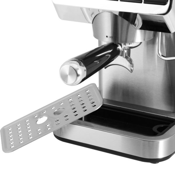 Devanti 20 Bar Coffee Machine – Stainless Steel Espresso Maker with Frother & LED Display - Image 4