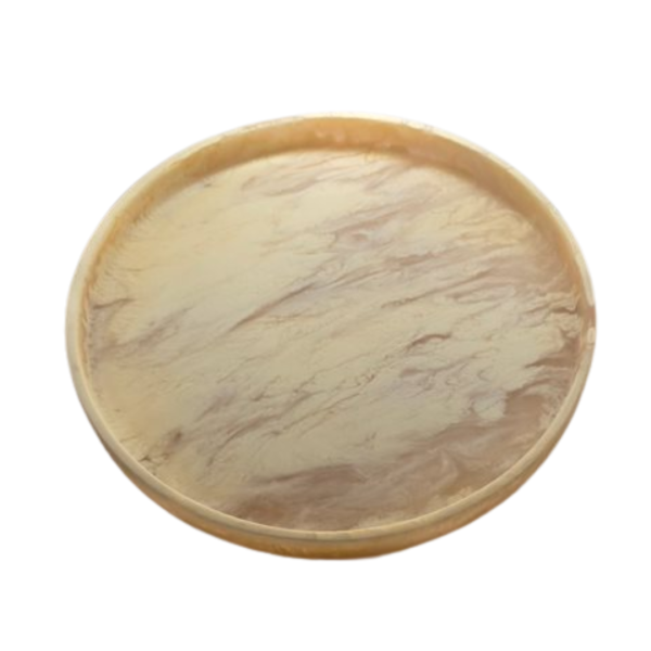 Resin Serving Tray Off-White 41cm - Image 3