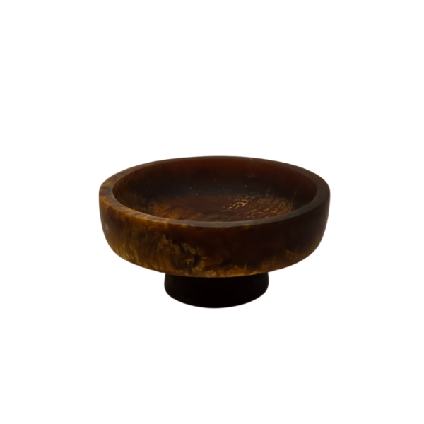 Pedestal Serving Bowl Caramel Small - Image 2
