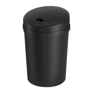 Devanti 9L Motion Sensor Bin – Black | Hands-Free Kitchen & Bathroom Trash Can