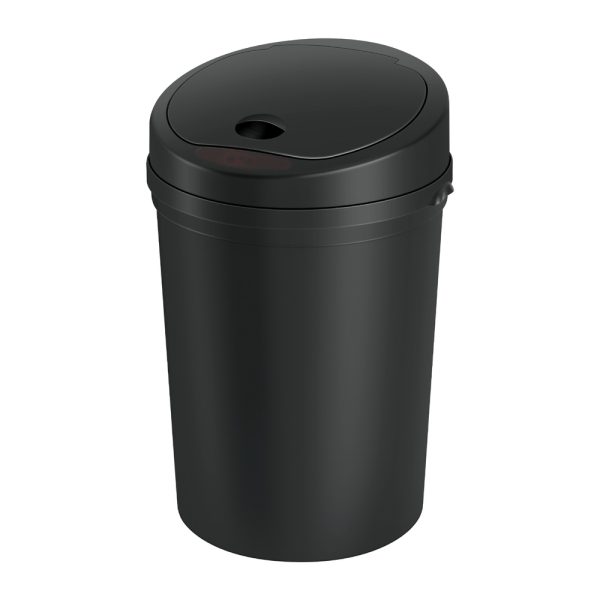 Devanti 9L Motion Sensor Bin – Black | Hands-Free Kitchen & Bathroom Trash Can