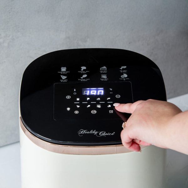 7L Digital Air Fryer – Cream | Touch-Control with 8 Pre-Set Cooking Programs - Image 3
