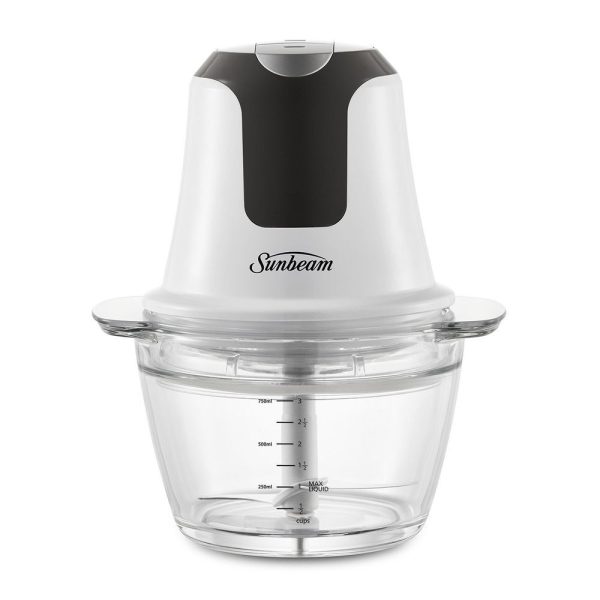 Sunbeam Mini Glass MultiChopper Food Processor – White