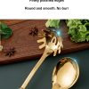 7-Piece Pink Gold Stainless Steel Kitchen Utensil Set | Cooking Tools with Stand
